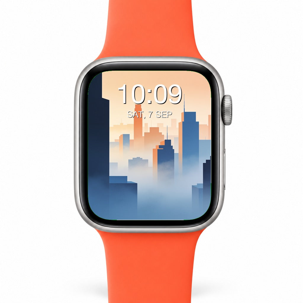 Sunset City Apple Watch Wallpapers - Minimalist Bundle