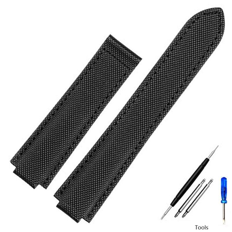 Nylon Canvas Watch Strap for Cartier Blue Balloon - watchband.direct