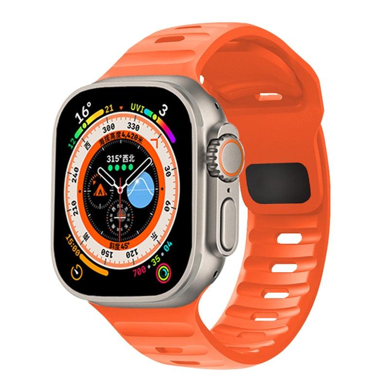 Ocean Silicone Strap For Apple Watch Band - watchband.direct