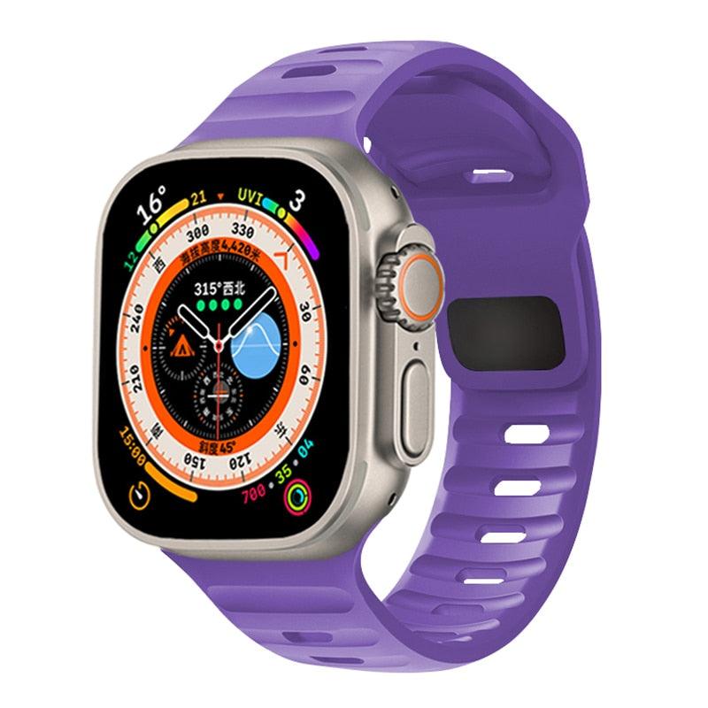 Ocean Silicone Strap For Apple Watch Band - watchband.direct