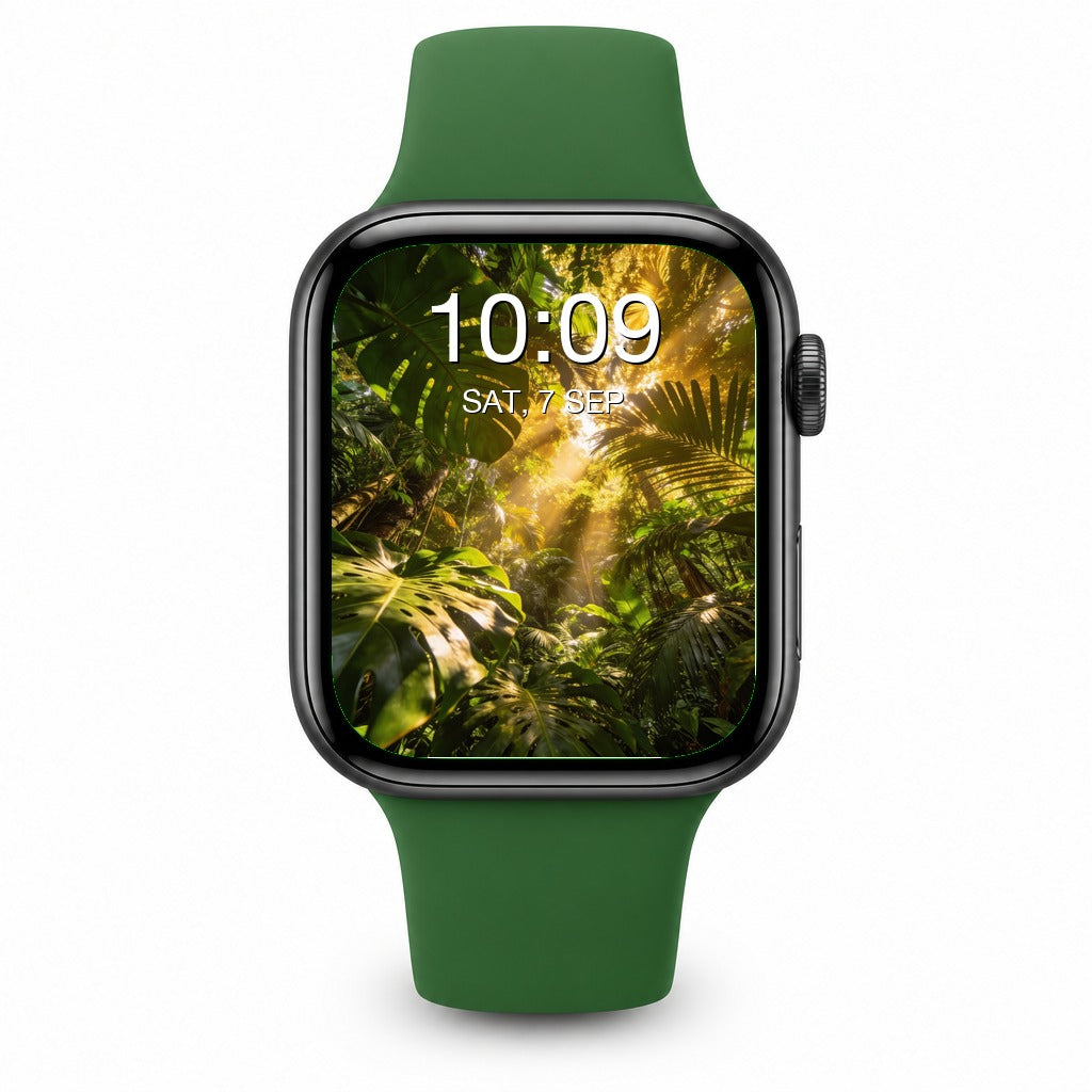 Tropical Jungle Apple Watch Wallpapers - Photorealistic Bundle