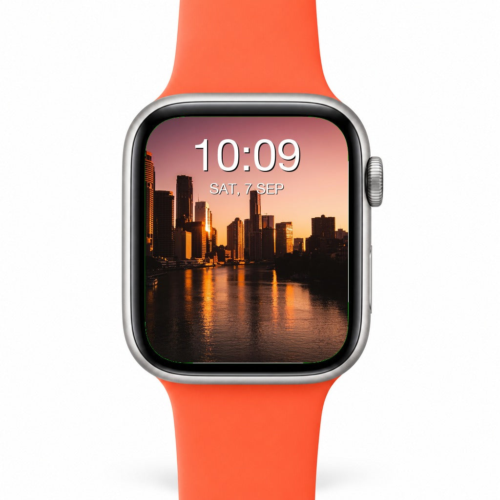 Sunset City Apple Watch Wallpapers - Photorealistic Bundle