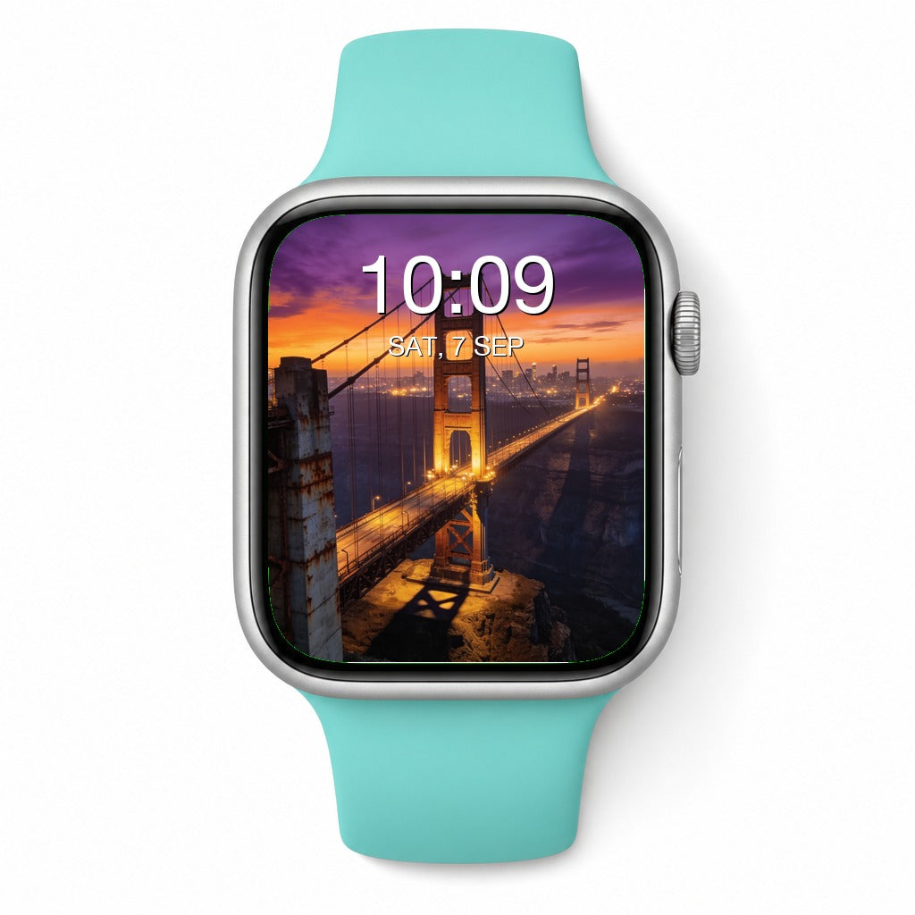 Sunset City Apple Watch Wallpapers - Photorealistic Bundle