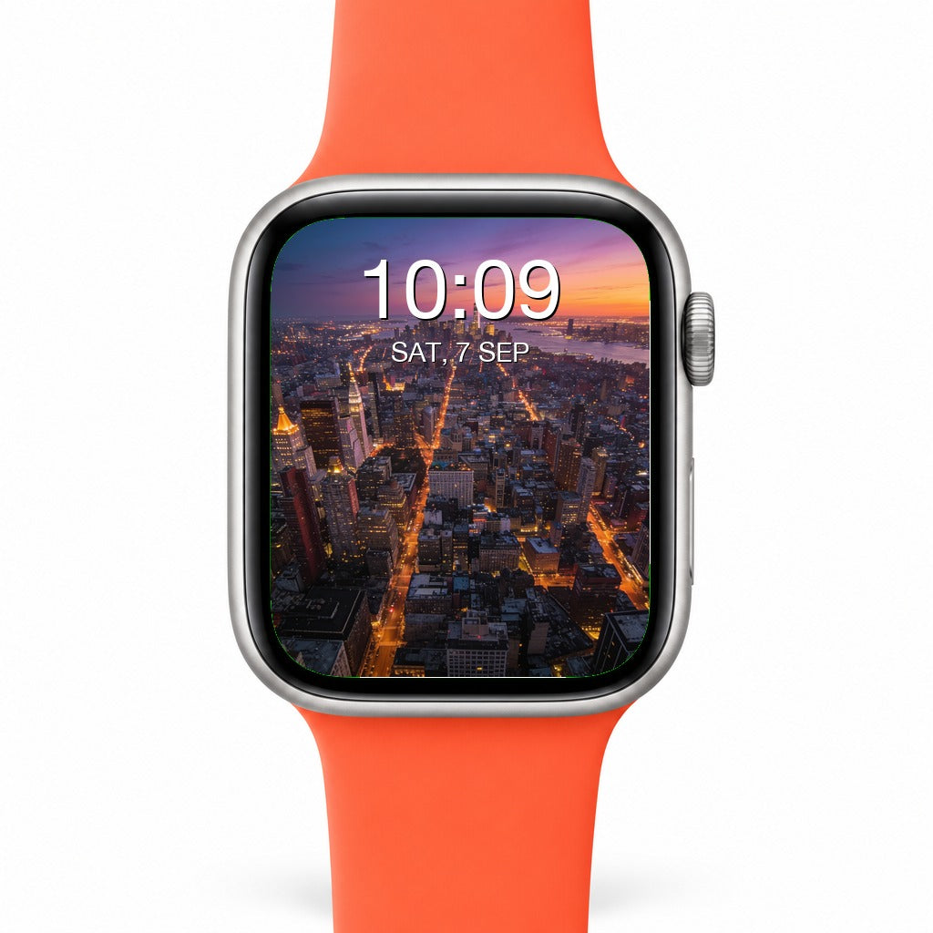 Sunset City Apple Watch Wallpapers - Photorealistic Bundle