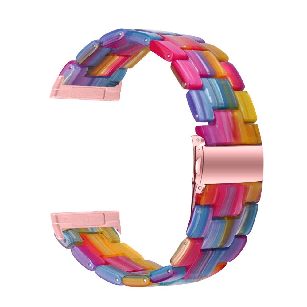 Resin Bracelet Band for Fitbit Versa 3 / 4 / Sense - watchband.direct