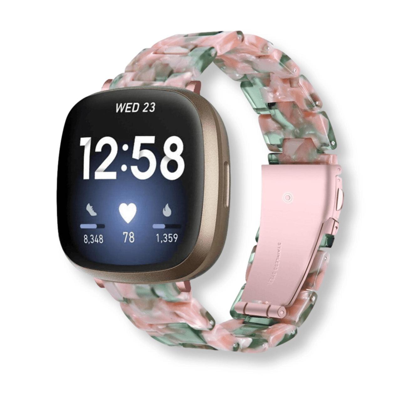 Resin Bracelet Band for Fitbit Versa 3 / 4 / Sense - watchband.direct