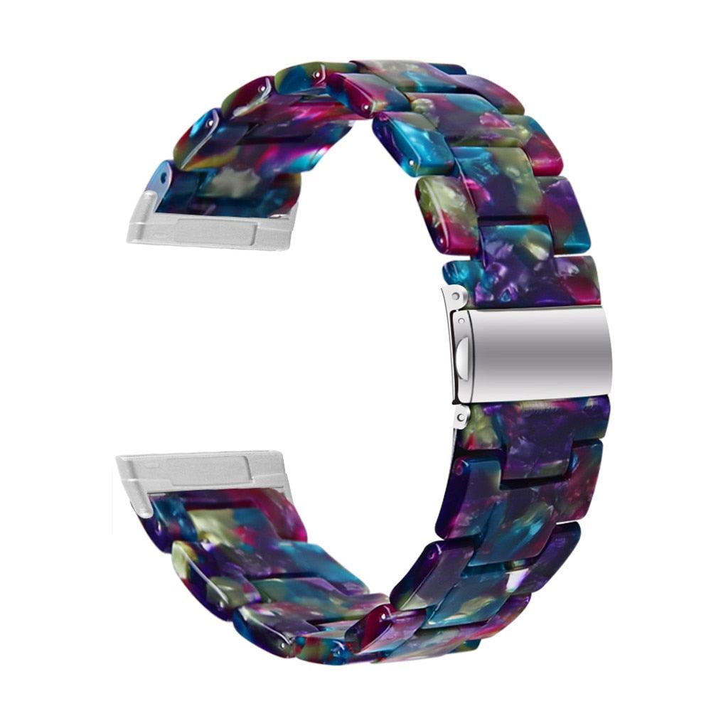 Resin Bracelet Band for Fitbit Versa 3 / 4 / Sense - watchband.direct