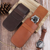 Thumbnail for Retro Soft Genuine Leather Watch Box - watchband.direct
