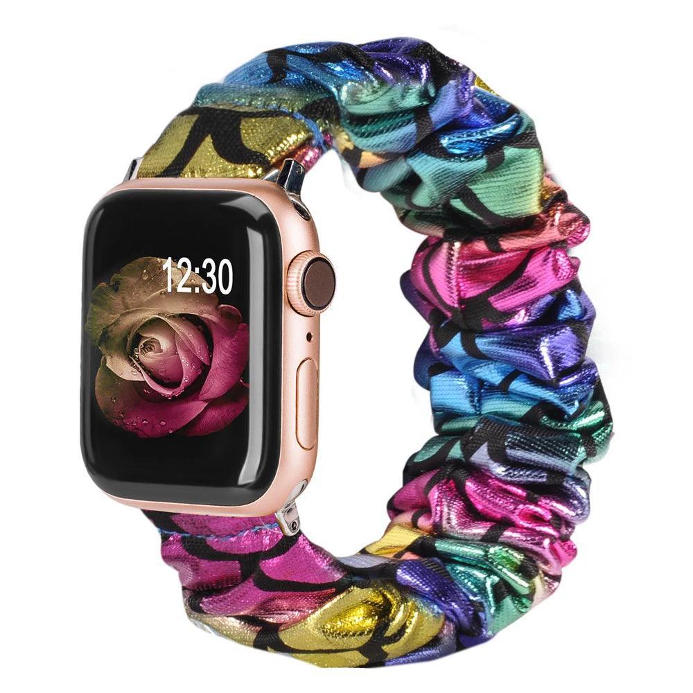 Scrunchie Elastic Watch Straps For Apple Watch - watchband.direct