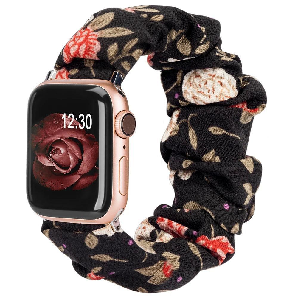 Scrunchie Elastic Watch Straps For Apple Watch - watchband.direct