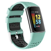 Thumbnail for Silicone Perforated Sports Strap for Fitbit Charge 5 - watchband.direct