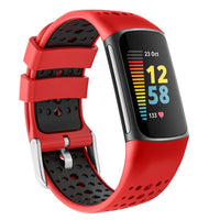 Thumbnail for Silicone Perforated Sports Strap for Fitbit Charge 5 - watchband.direct