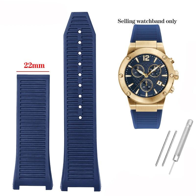 Silicone Rubber Watchband for Ferragamo F80 Sports Watch - watchband.direct