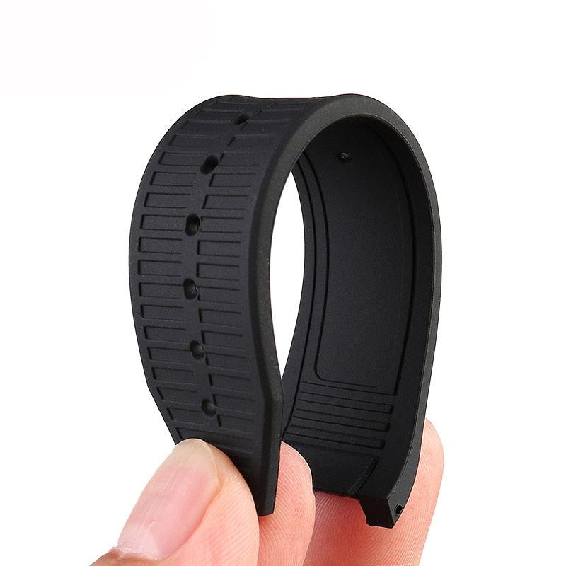 Silicone Rubber Watchband for Ferragamo F80 Sports Watch - watchband.direct