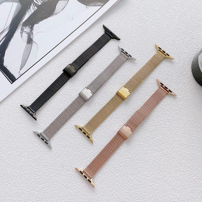 Slim Milanese Loop Strap for Apple Watch - watchband.direct