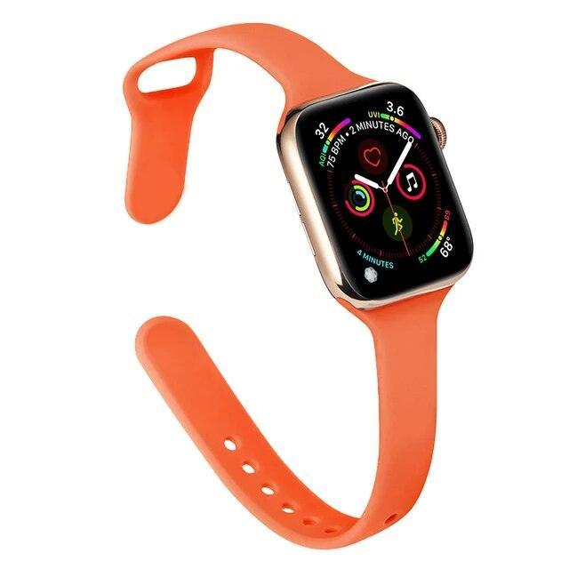 Slim Silicone Sports Strap for Apple Watch - watchband.direct