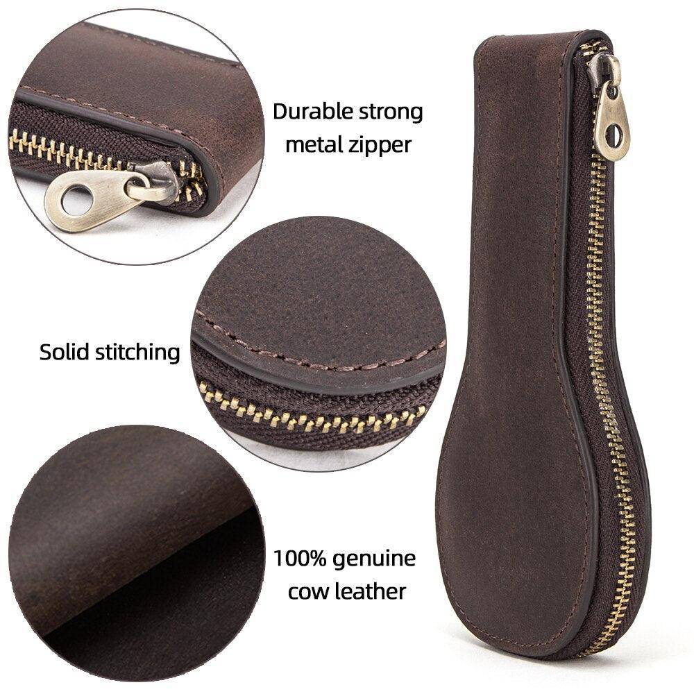 Soft Cow Leather Watch Travel Box - watchband.direct