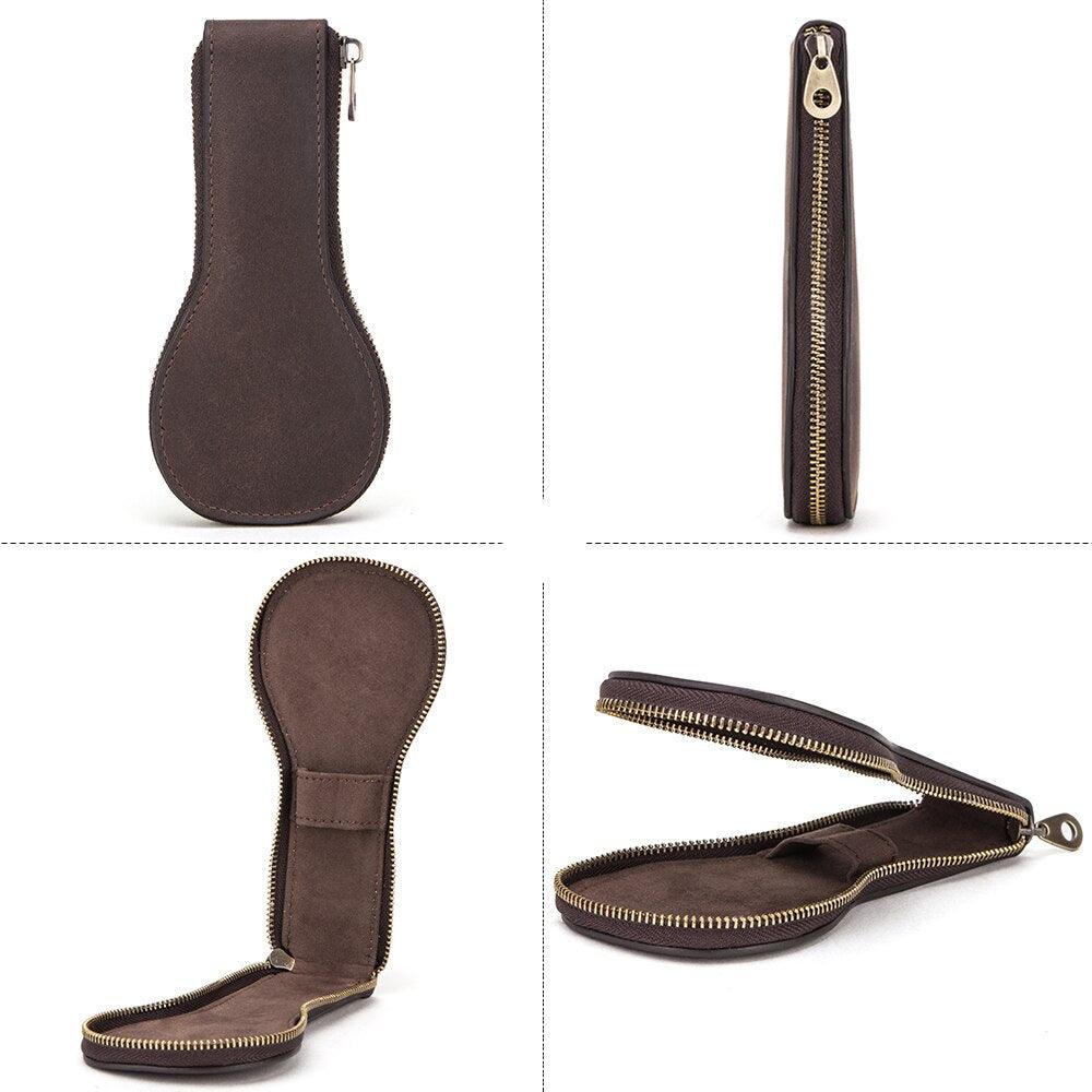 Soft Cow Leather Watch Travel Box - watchband.direct