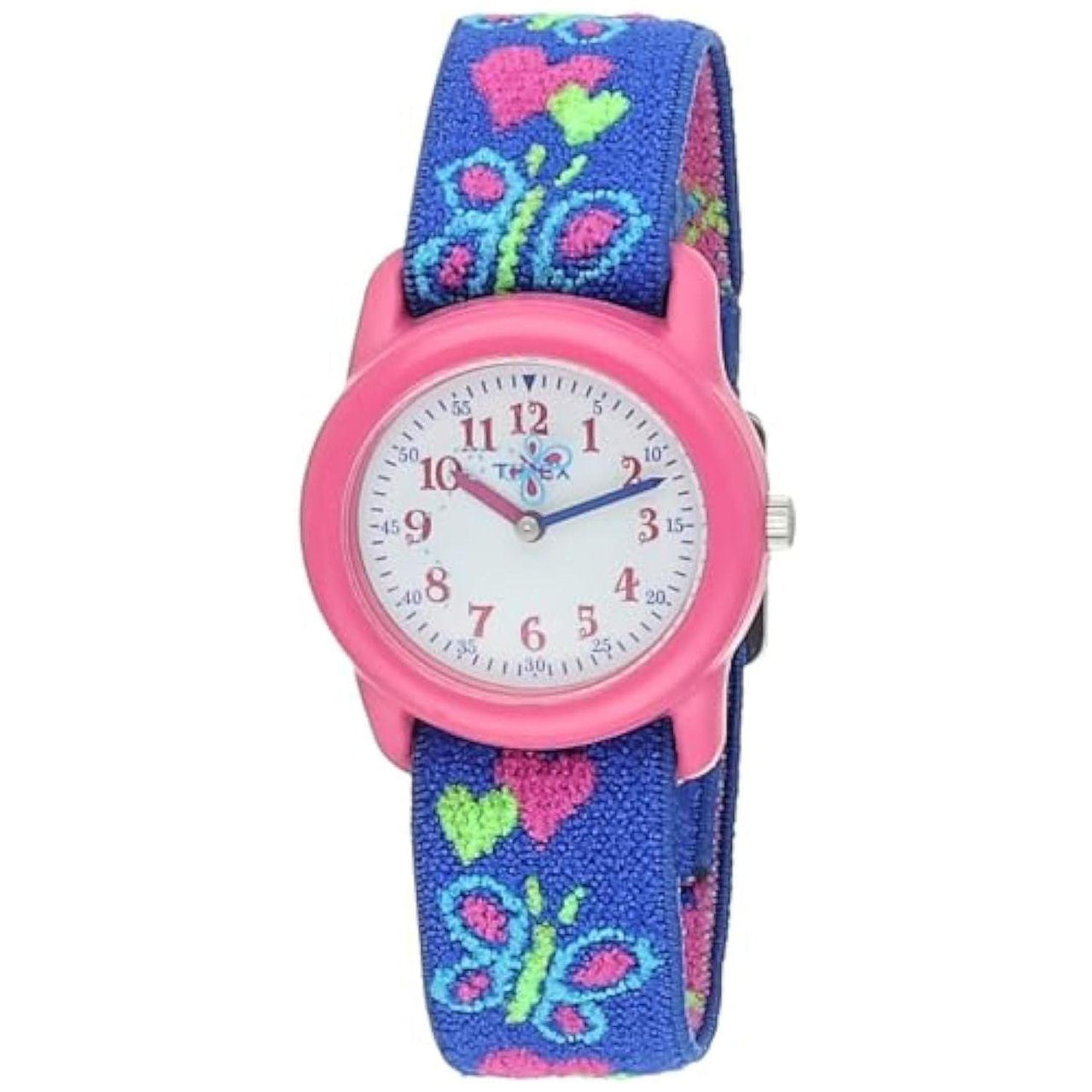 Timex Kids Lizards Watch with Multi-Colored Elastic Fabric Strap - watchband.direct