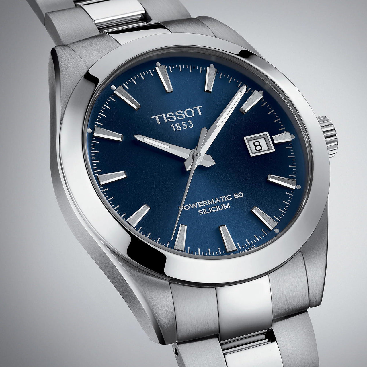 Tissot Men's Gentleman Stainless Steel Dress Watch | watchband.direct Tissot Men's Gentleman Stainless Steel Dress Watch | watchband.direct