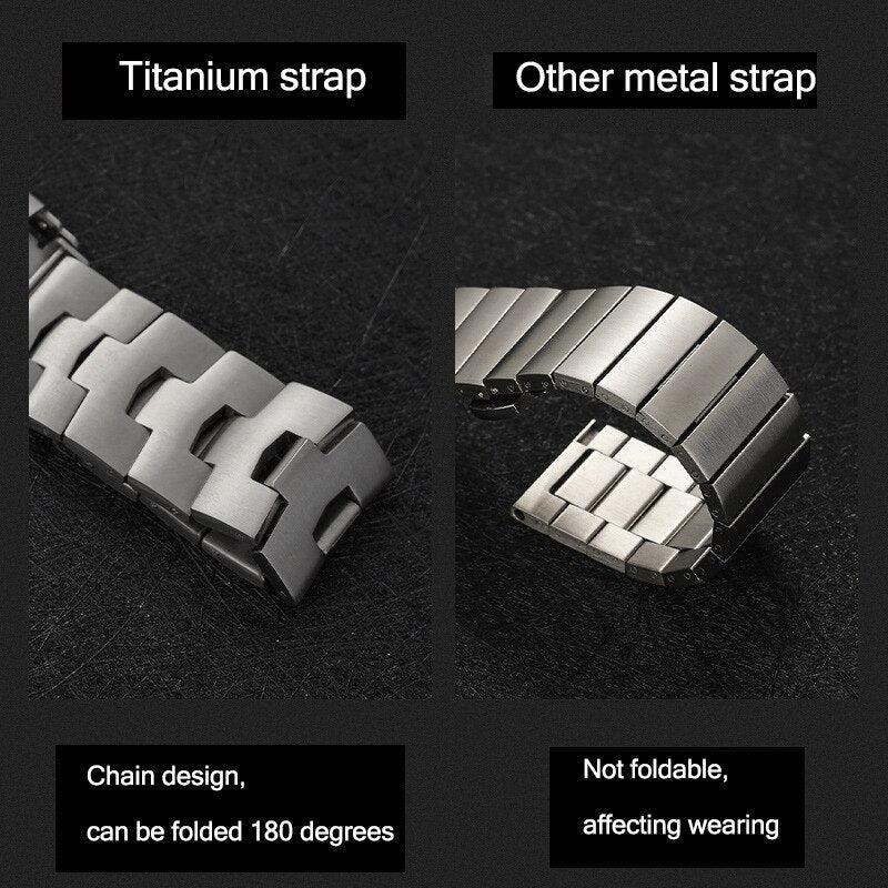 Titanium Metal Strap for Apple Watch - watchband.direct