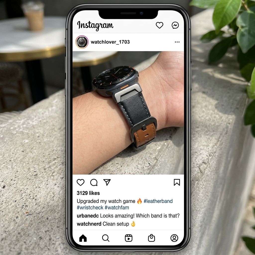 Horse Leather Strap for Samsung Galaxy Watch Ultra