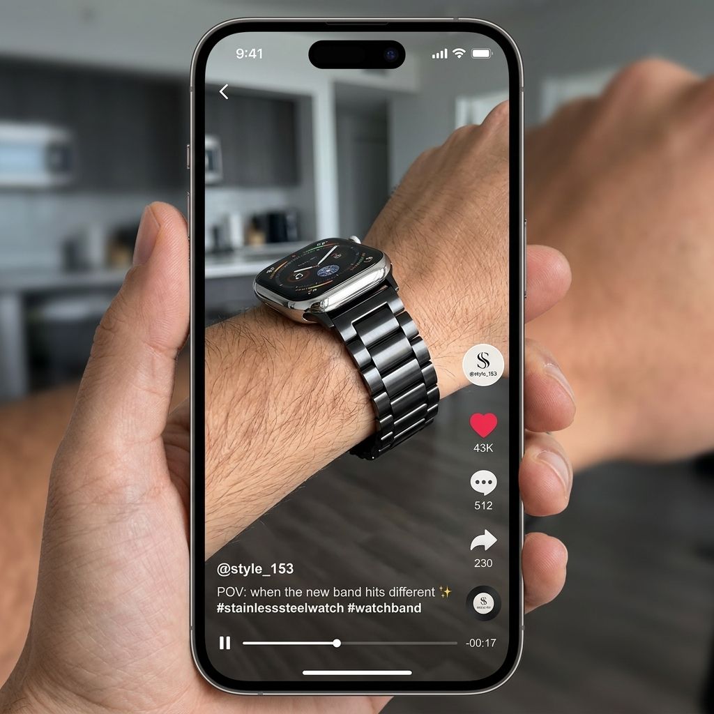 Stainless Steel Bracelet for Samsung Galaxy Watch & Huawei GT