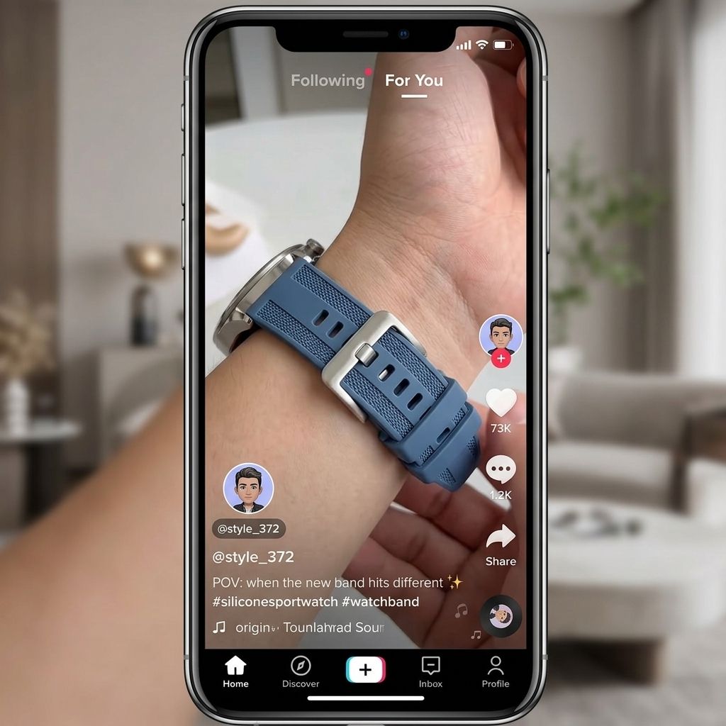 Official-Style Composite Silicone Band for Huawei Watch GT