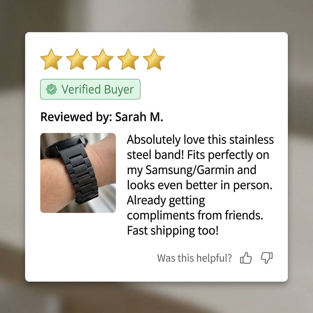 Stainless Steel Bracelet for Garmin Fenix