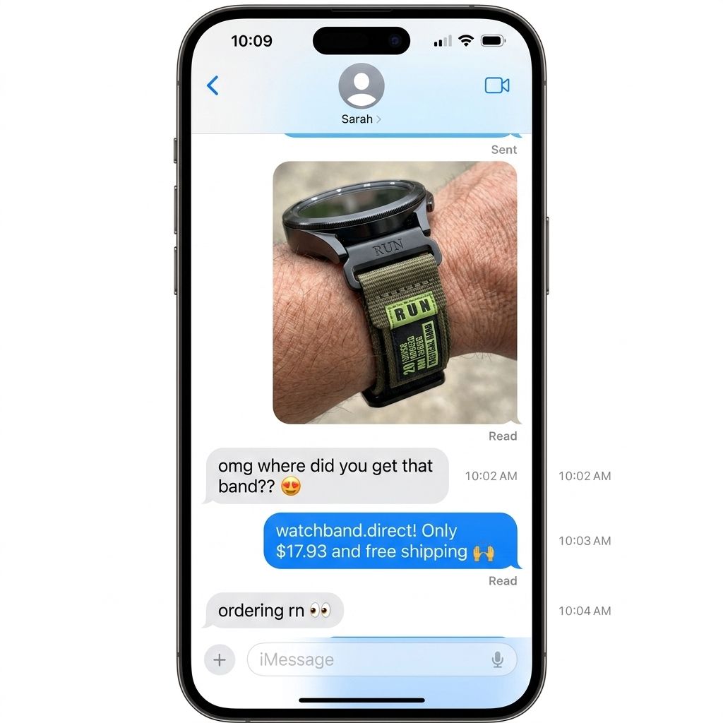 Easy Fit Nylon Strap for Garmin Forerunner, Vivoactive & Venu
