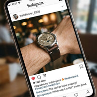 Thumbnail for Wax Genuine Leather Quick Release Watch Strap