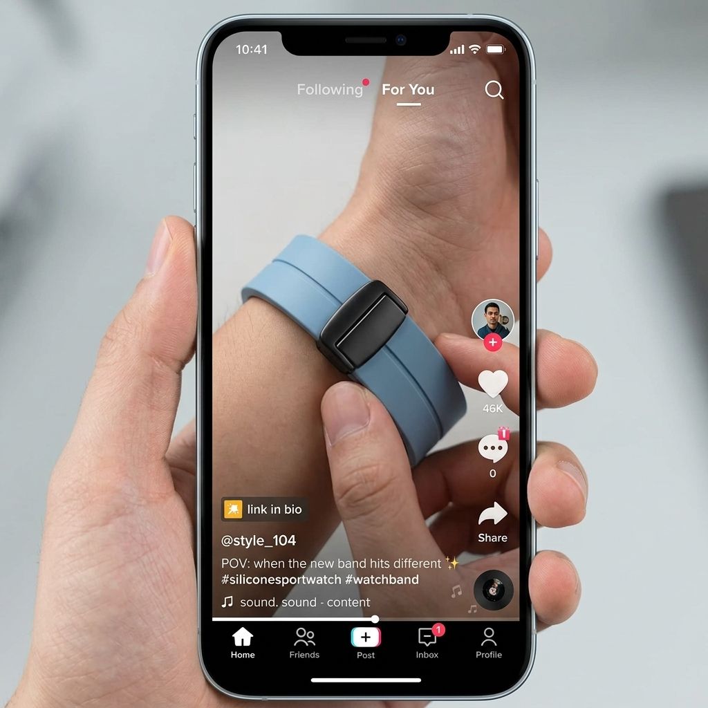 Magnetic Silicone Bracelet for Samsung Galaxy Watch & Classic