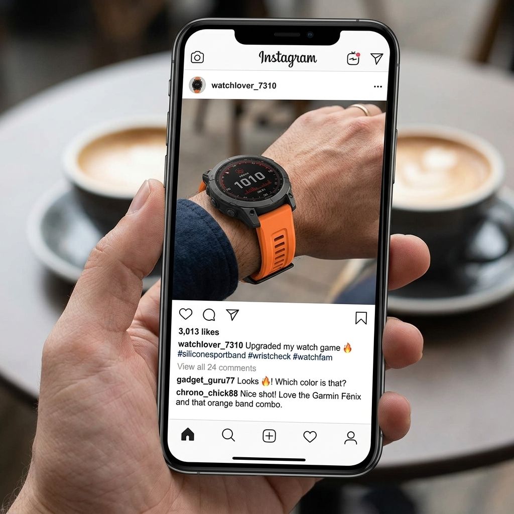 QuickFit Silicone Strap for Garmin Epix Gen 2 & Fenix