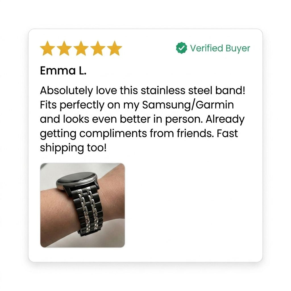 Stainless Steel Bracelet for Samsung Galaxy Watch 8 & Classic