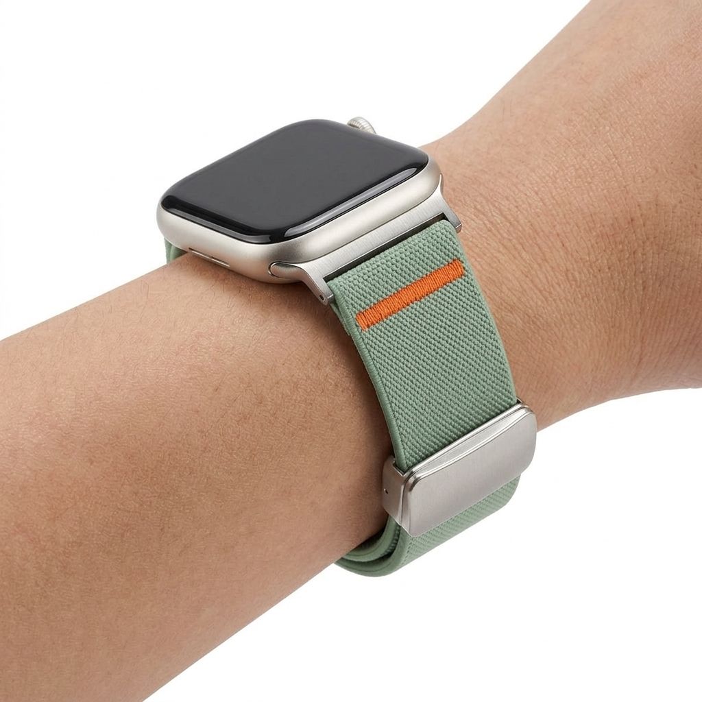 Magnetic Elastic Nylon Strap for Garmin, Samsung & Huawei