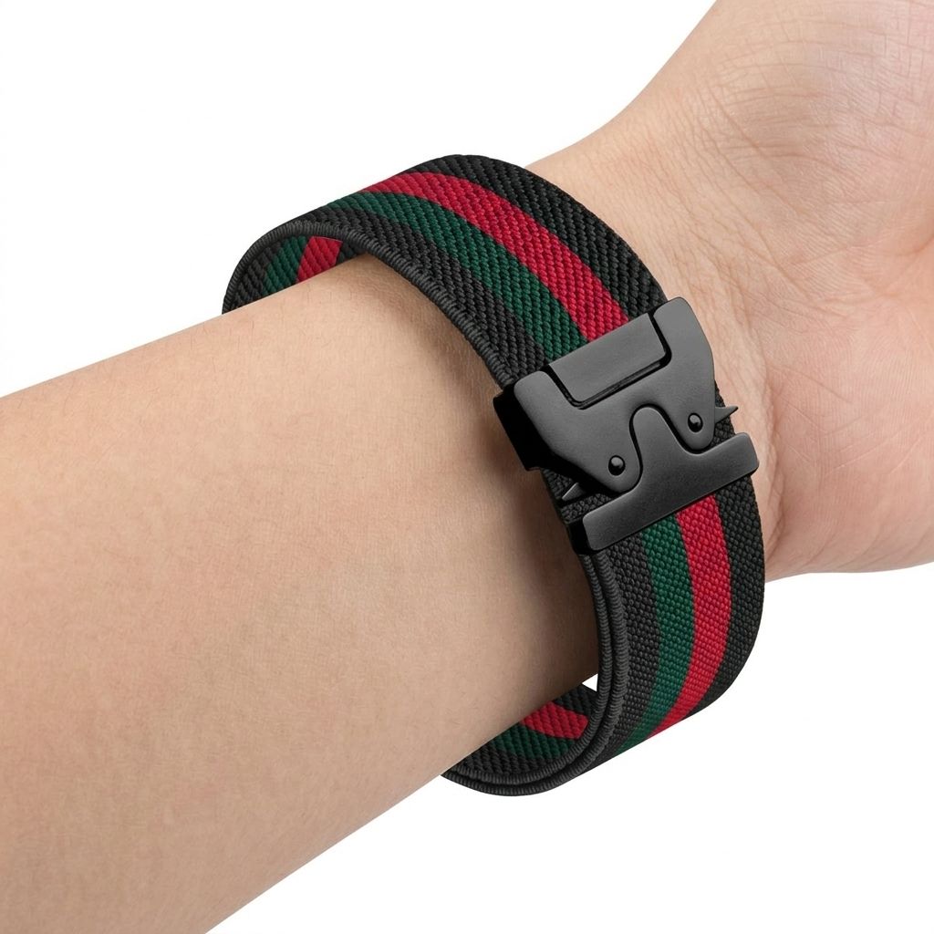 Quick Release Nylon Parachute Loop Strap for Samsung, Garmin & Huawei