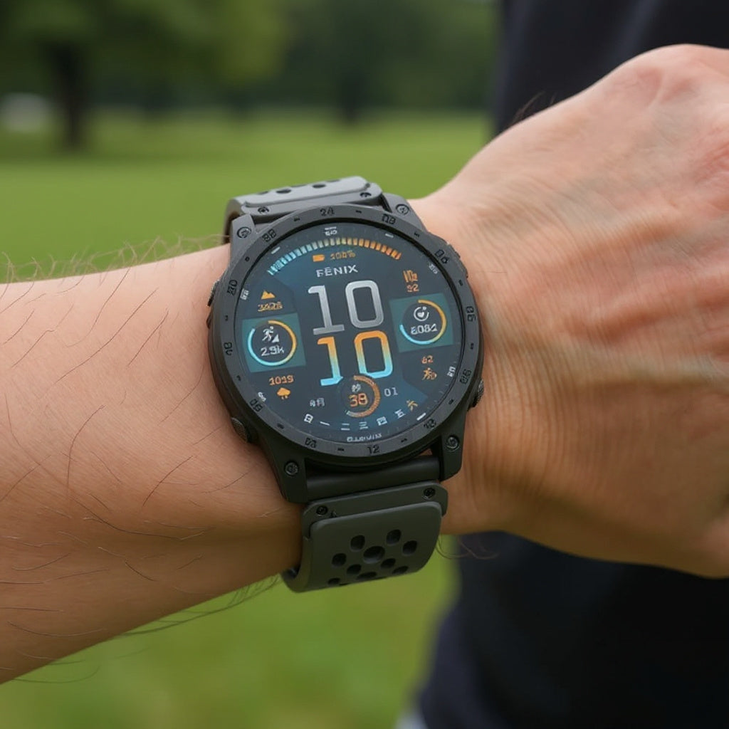 QuickFit Silicone Sport Strap for Garmin Fenix, Tactix & Forerunner