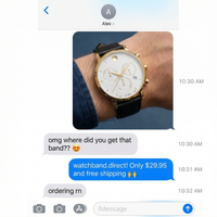 Thumbnail for Movado Museum Classic Men's Watch - Swiss Quartz Chronograph Movement, Calfskin Strap - 3 ATM Water Resistance - Classic, Luxury Fashion Timepiece for Him - 42mm - Imessage Chat