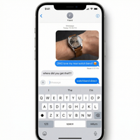 Thumbnail for Classic Suede Leather Quick Release Watchstrap - iMessage Chat