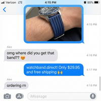 Thumbnail for Ripped Classic Rubber Band - Quick Release - Imessage Chat