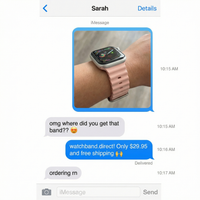 Thumbnail for Stylish Ocean Sport Strap for Apple Watch - Imessage Chat