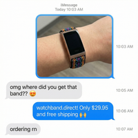 Thumbnail for Elastic Bracelet for Fitbit Charge - Imessage Chat