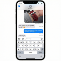 Thumbnail for Genuine Matte Cowhide Watch Strap - Imessage Chat