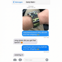 Thumbnail for Camouflage Nylon Strap - Imessage Chat