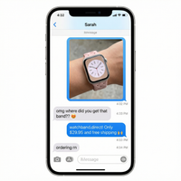 Thumbnail for Braided Pattern Silicone Band for Apple Watch - Imessage Chat