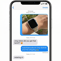Thumbnail for Slim Presidents Strap For Apple Watch - Imessage Chat