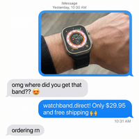Thumbnail for Magnetic Sports Band for Apple Watch - Imessage Chat