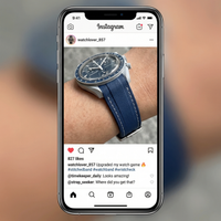 Thumbnail for Stitched Silicone Rubber Watch Band for Omega X Swatch MoonSwatch - Instagram Post