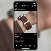 Thumbnail for Thick Genuine Leather Crazy Horse Strap with Quick Release - Instagram Post