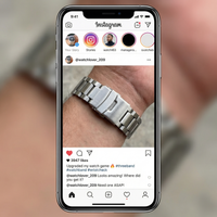 Thumbnail for Three Pointer Folding Buckle Steel Bracelet - Instagram Post
